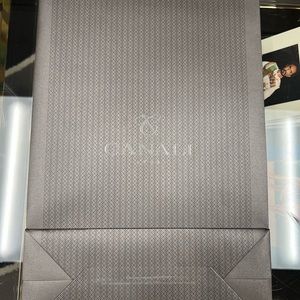 16 3/4 x 11” Canali Paper Shopping Bag Gift Brown